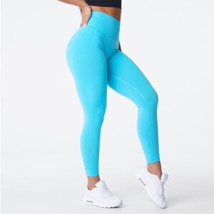 NVGTN • Teal Contour Seamless Leggings S